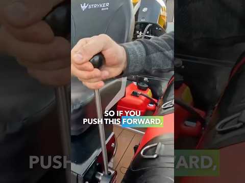 The stick steer console is designed to give you a better, more responsive boating experience