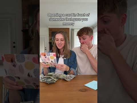 Acting like you don't see the money in the card 😂