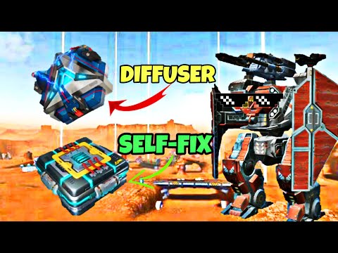 🔥 NEW TITANS MODULES Self-Fix and Diffuser Detailed Comparison | War Robots Test Server