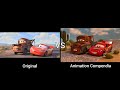 Cars 2006 Teaser Trailer Part 3 Scene Comparisons