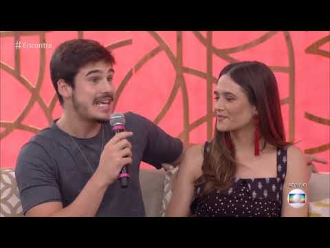 Encontro com Fátima Bernardes 28/01/2019 - Nicolas e Juliana Paiva contam como começaram o namoro