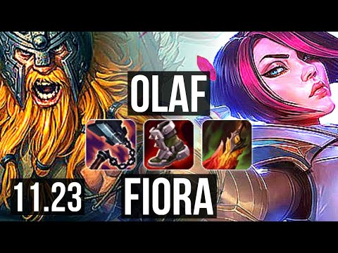 OLAF vs FIORA (TOP) | 15/3/5 | KR Diamond | 11.23