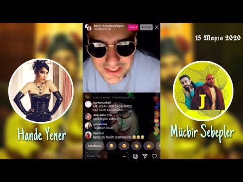 Hande Yener, Berksan | Mücbir Sebepler 15 Mayıs 2020 instagram canlı yayını