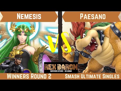 Rex Baron 7 Winners Round 2 - Nemesis (Snake, Palutena) Vs. Paesano (Bowser)