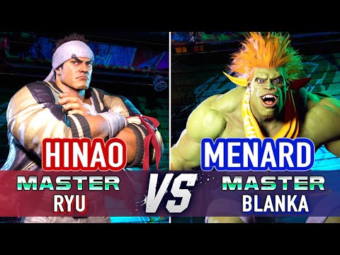 SF6 🤜 Hinao (Ryu) vs MenaRD (Blanka) 🤛 Street Fighter 6 High Level Gameplay