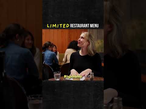 Ordering from a popular restaurant