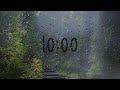 10 Minute timer with rain sounds