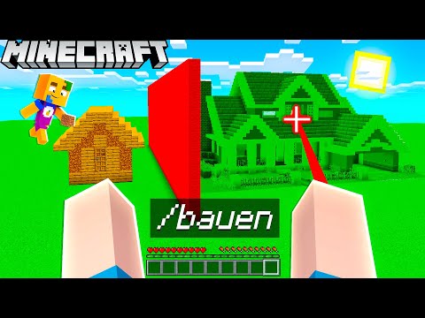 I PAW VITAMINS with /build command in Minecraft!