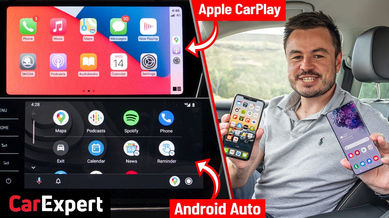 2021 CarPlay vs Android Auto! 3 x head-to-head tests & walkthrough