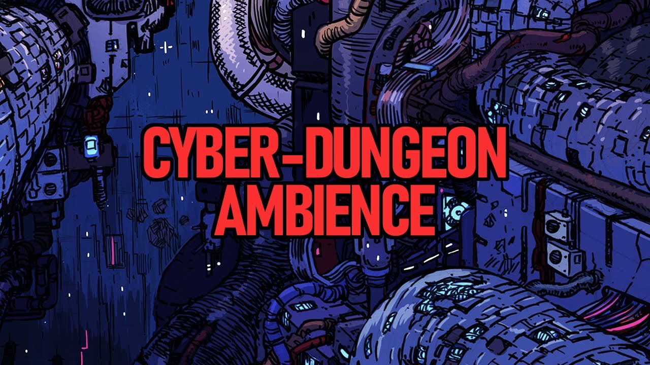 Ambient Cybernetic Depths, With Atmospheric Music And Machine Sounds
