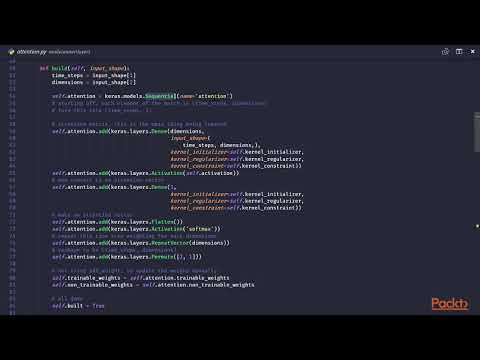 Tensorflow Solutions for Text Self Attention | packtpub com