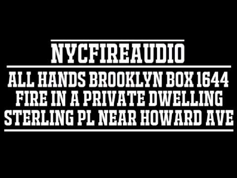 NYCFireAudio - Brooklyn All Hands Box 1644 - Fire In A Private Dwelling - 4/4/17