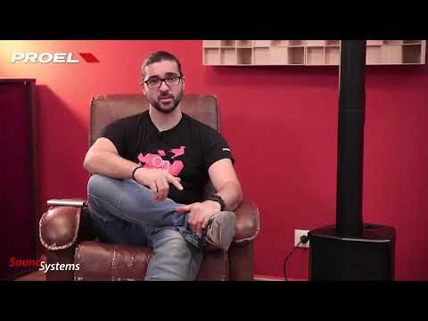 Dia 6–PROEL SESSION1 Tolppakaiutin, 400W, 8inch, Bluetooth, 3-kan. mikseri (video)