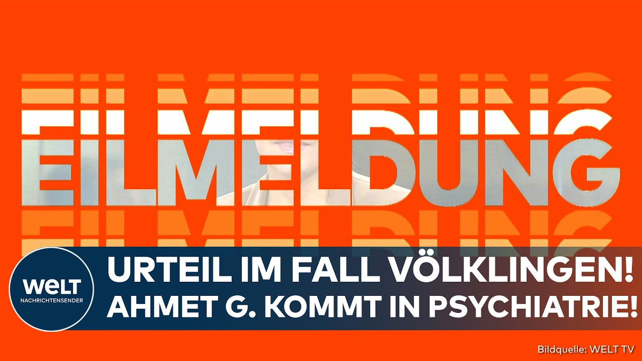 VÖLKLINGEN: Urteilshammer! Täter Ahmet G. kommt wegen Tötung von Polizisten in Psychiatrie