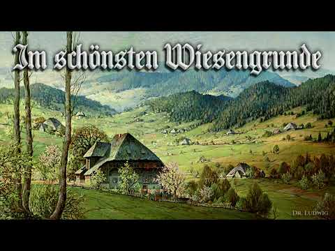 Im schönsten Wiesengrunde [German folk song][+English translation]