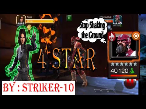How To Easily Beat Uncollected Red Guardian using 4 Star By: Striker10 - Marvel Contest of Champions