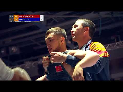 BRONZE GR - 67 kg: M. MALTEKBAYEV (KAZ) v. A. ISMAILOV (KGZ)