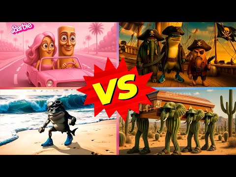 BRAINROT BARBIE 🆚 BRAINROT PIRATES 🆚 TRALALERITOS 🆚 BRAINROT EXTINCTION - Tiles Hop EDM Rush!