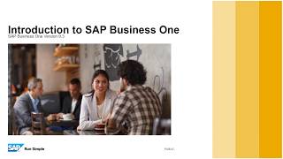Introduction to SAP Business One 9.3