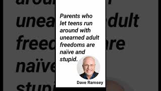 #Quotes #Motivationalquotes #EasyQuotesEasyLife #daveramsey #parents #adult #freedoms #teens #Run