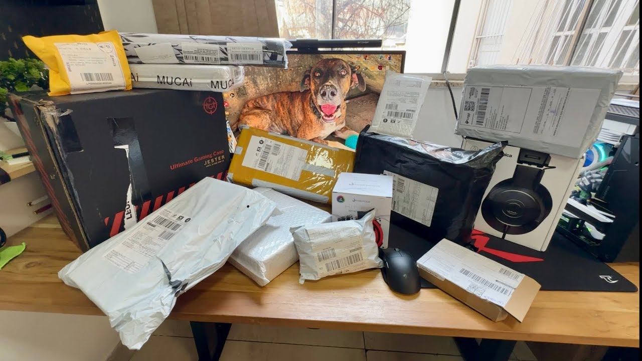 Mega Unboxing Compras do Aliexpress e Peças do PC xeon