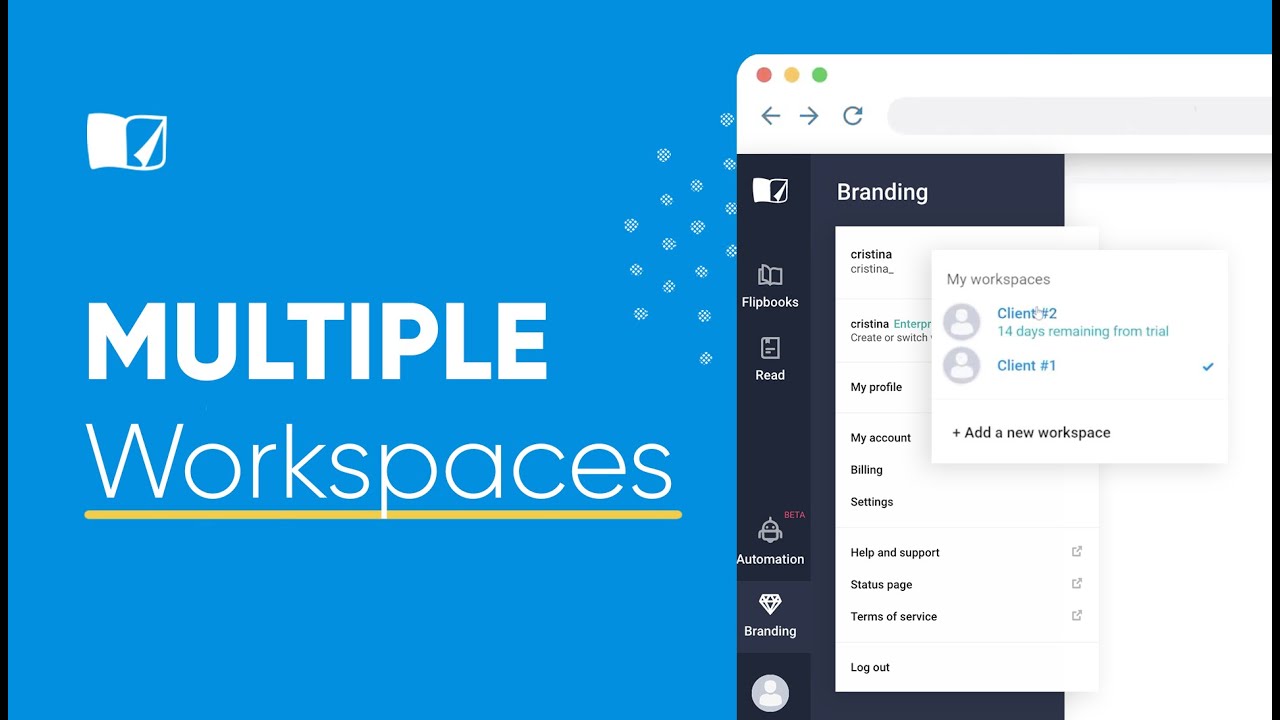 Multiple Workspaces | Flipsnack.com