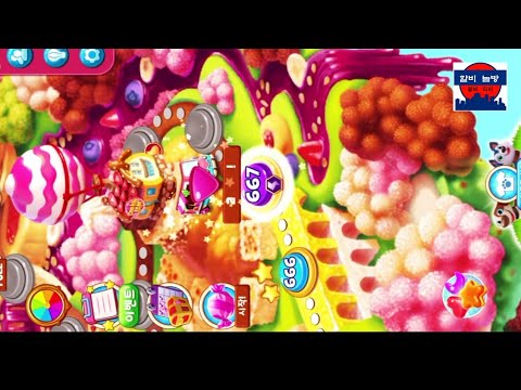 Cookie Jam gameplay  666~667