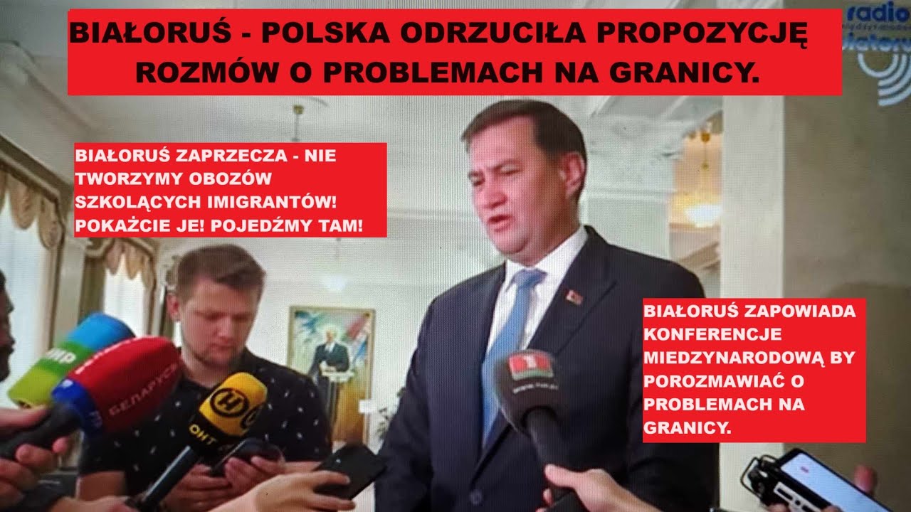 Białoruś.Polska odrzuciła ofertę wspólnych rozmów o granicy!