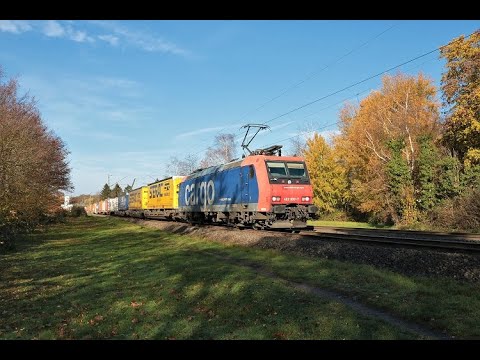SBB Cargo Bombardier Traxx 482 000-7 mit KLV Zug in Hanau West