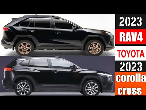 , title : 'update! 2023 TOYOTA COROLLA CROSS vs RAV4 | hybrid,xle,model'