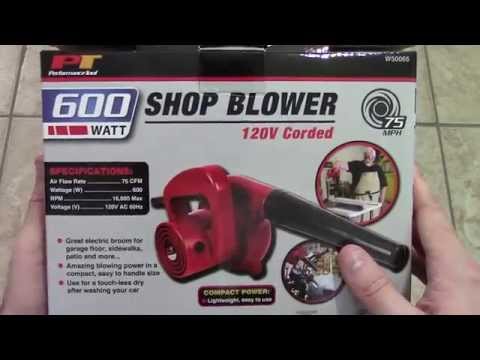 Performance tool shop blower quick review