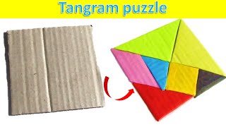 Learn How To Make Tangram Puzzle Making for Kids - ABC Tube TV