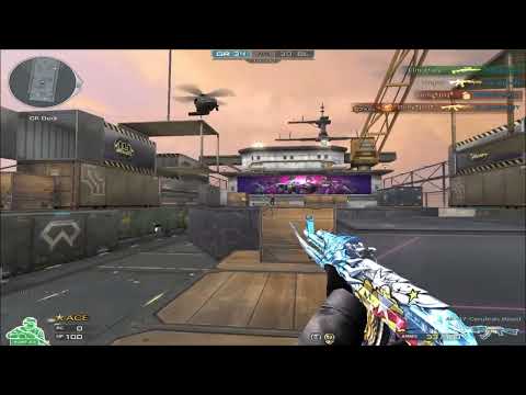 [crossfire west] New AK47 Cerulean Beast gameplay