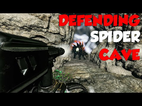 Defending Spider Cave! Day One - Official Arkpoc PvP