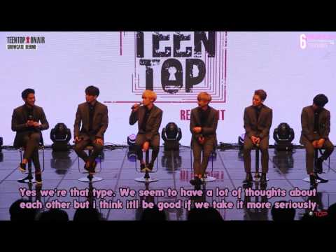 [6TOTSubs] 160122 TEEN TOP ON AIR -  'RED POINT' Showcase Behind