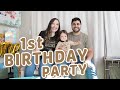 Baby S First Birthday Vlog WILD ONE BIRTHDAY PARTY