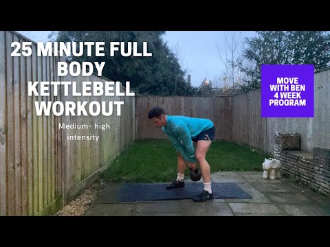 25 Minute Full Body Kettlebell Workout 14/16