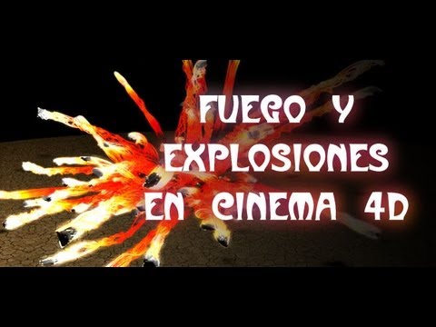 Tutorial Explosiones y fuego en cinema 4d con Thrausy y pyrocluster