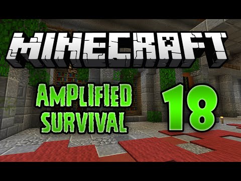 Minecraft Vanilla Amplified Survival - 18 - Overgrown Jungle Library