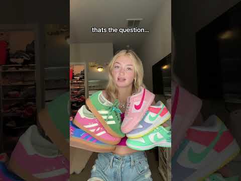 argue in the comments adidas or dunks… #shies#sambas#dunks#adidas#shoeinspo#preppy#fyp#kenzieyolles