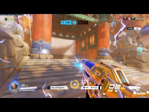 Gale Hitscan Main Soldier 76 gameplay - Overwatch Season 34 Top 500