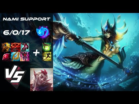 SUPPORT Nami vs Rakan - NA Challenger Patch 25.S1.7