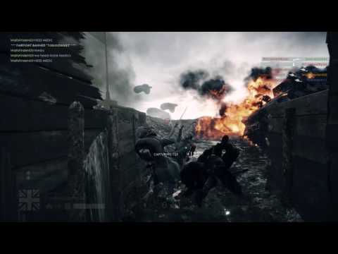 Battlefield 1 German Trench Assault with the BAR and MG08