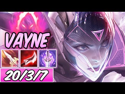 S+ VAYNE MID PENTAKILL INSANE FULL BURST LETHALITY 1v9 | Build & Runes | 96% KP | League of Legends