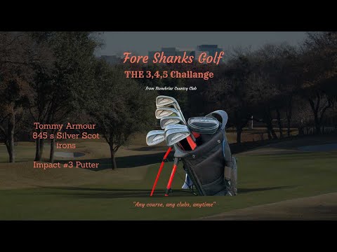 The "3,4,5Series" from Fore Shanks Golf. Tommy Armour 845s