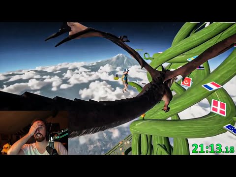 Asmongold BLOWN AWAY by Only Up Speedrunner PIXEL PERFECT JUMP