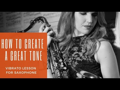 Vibrato - How to create a great tone on the saxophone . 🎶 Amazing Grace sax lesson/tutorial.