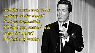 Its Impossible song by Andy Williams | Music video with lyrics