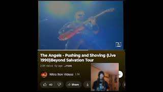 THE ANGELS- PUSHING AND SHOVING(LIVE)  THIS HAD A CLASSIC SOUND 💜🖤  INDEPENDENT ARTIST REACTS