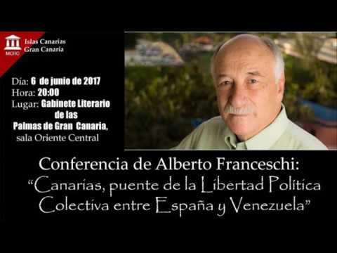 Alberto Franceschi en Las Palmas de Gran Canaria. Conferencia del 6-6-2017